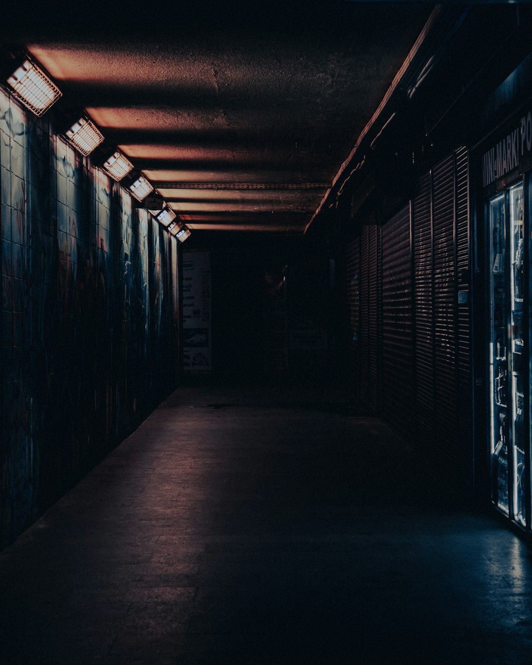 dark alley at night