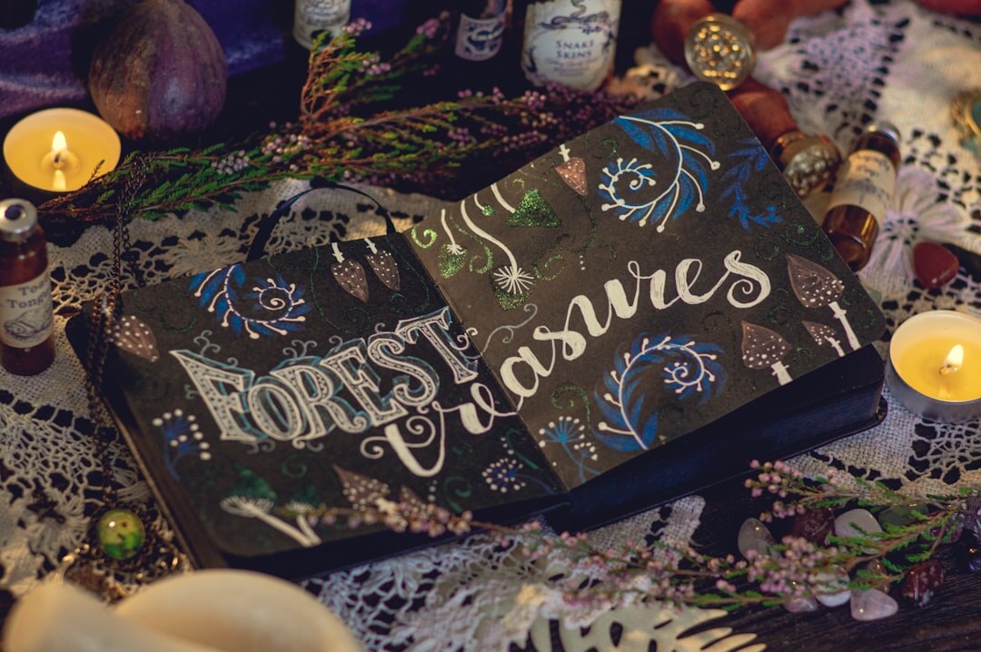 mysterious book cover